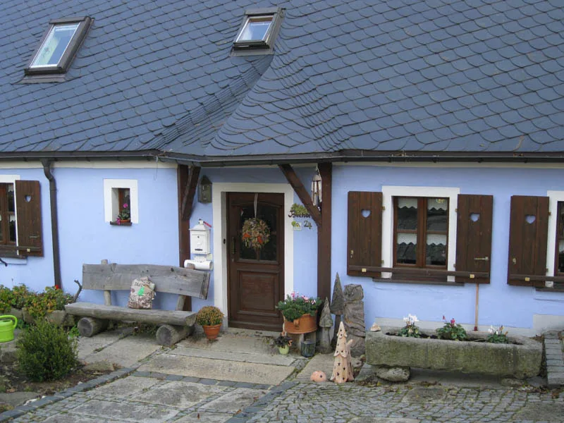 Haus mit Schieferdach
