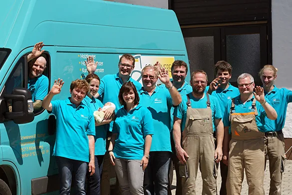 Das Team der Schreinerei Raithel