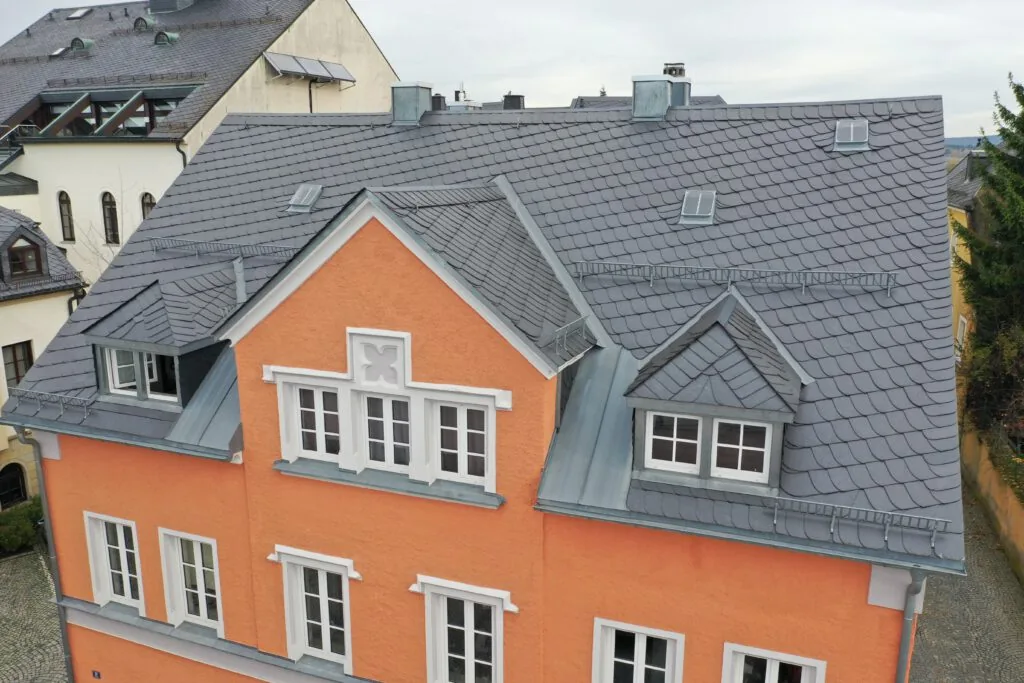 Dachfläche aus der Luft